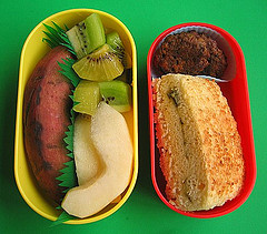 Green onion bread lunch for preschooler