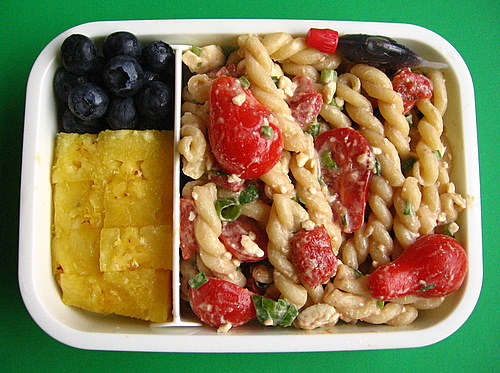 Lunchbox pasta salad recipe