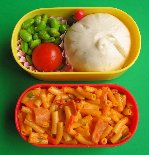 Pork bun lunch for toddler