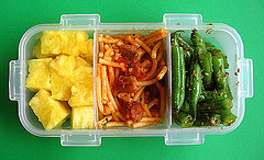 Pineapple lunch for preschooler
