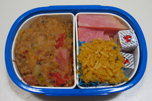 Hoppin' John lunch for toddler