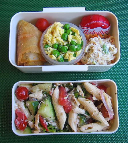 Pasta salad box lunches