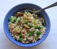 Prep for speedy mixed rice #3