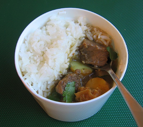 Stew in thermal lunch jars