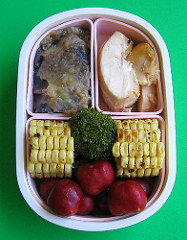 Corn lunch for preschooler