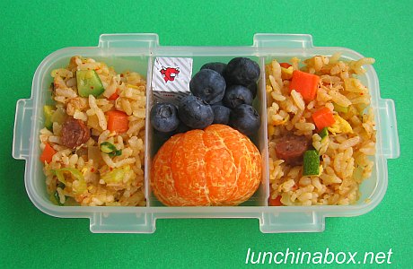 Kimchi fried rice lunch & recipe