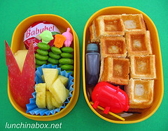 Bento Box Ideas, Waffle Sandwich Bento — PY's Kitchen