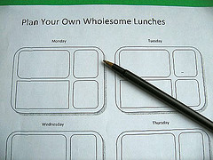 Planning worksheet for the Laptop Lunchbox