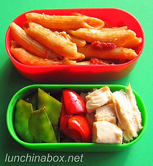 Pasta bento lunch for preschooler