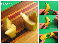 How to make decorative banana wedges