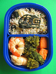 Shinkansen bento lunch for preschooler