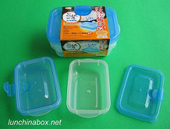 Reusable plastic container for freezing rice