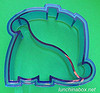 Dinosaur-shaped sandwich cutter