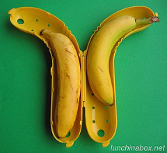 Carrying case for banana (open)