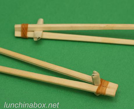 DIY chopsticks for beginners (close up)