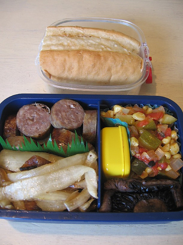 Beaming in: sandwich bento