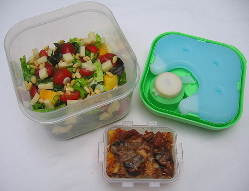 Salad & lasagna lunches x 2