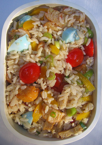 Rice salad lunch ãŠå¼å½“