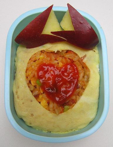 Kimchi fried rice lunch for toddler ãŠå¼å½“