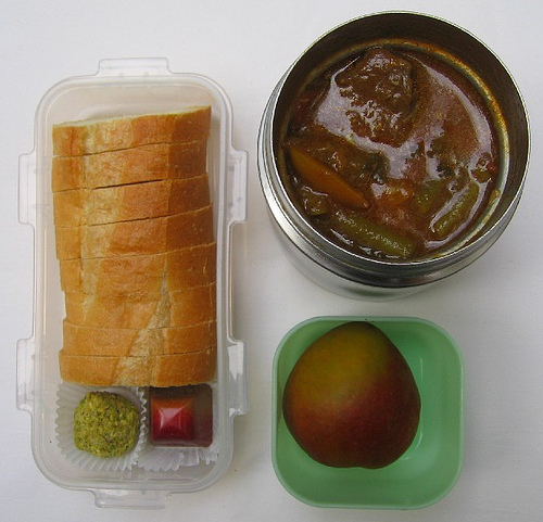 Beef curry bento